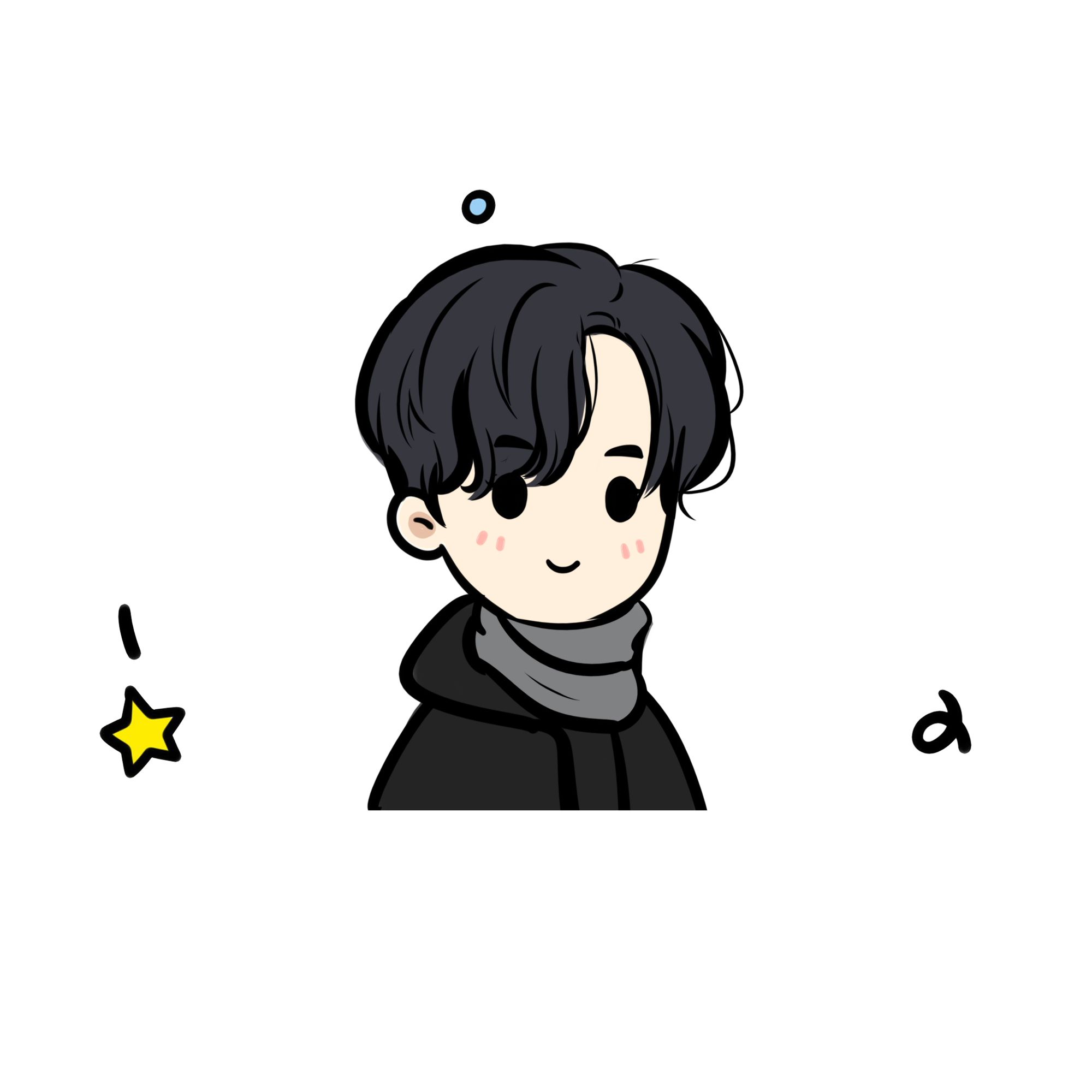 q版手绘头像设计情侣真人照片画卡通人物形象logo动漫画像定制作