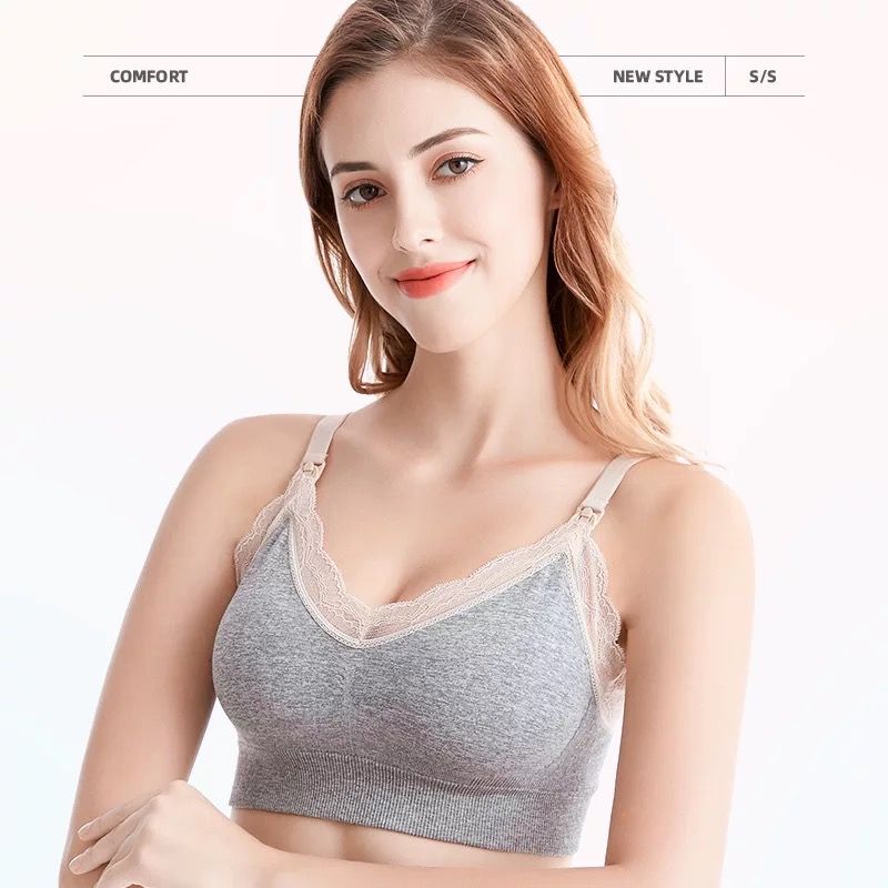 [buy 2 get 9 free] breast-feeding bra without steel ring underwear for pregnant women