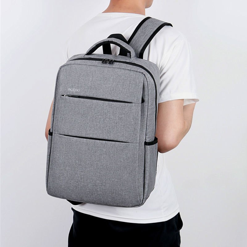 Business backpack men's backpack fashion trend travel leisure high school students college students computer schoolbag Korean version