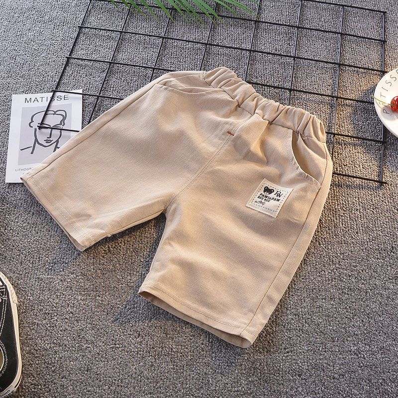 男童夏装套装洋气宝宝短袖短裤两件套儿童夏季衬衫套装韩版潮2023