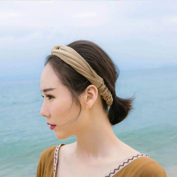 Japanese hair band female face wash Korean student cute headgear going out versatile head hoop mask makeup hair band