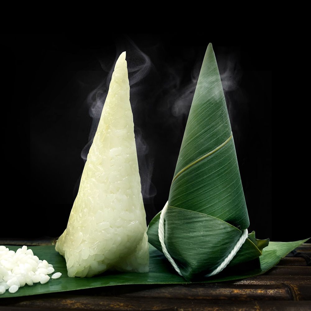 端午节素粽子纯糯米白米粽子恩施农家手工制作无馅原味新鲜白水