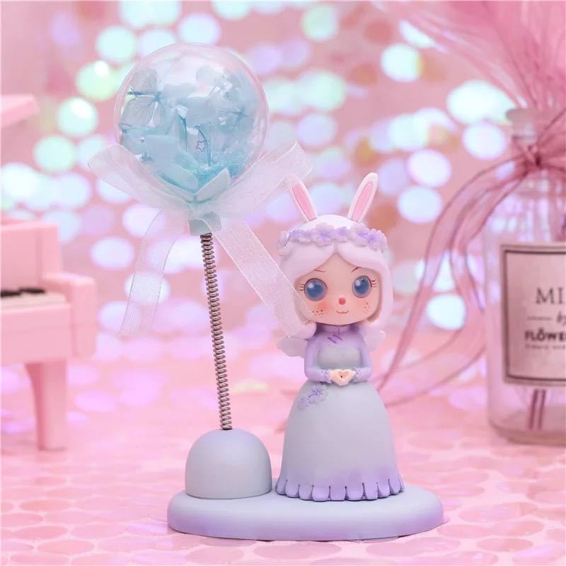 Flower fairy girl heart resin decoration creative home girl room bedroom desktop decoration birthday gift girl