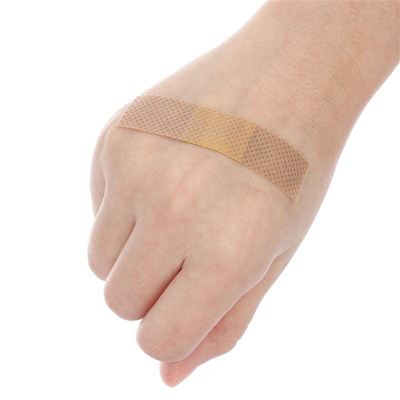 海氏海诺创可贴防摩脚防水弹力透气止血创口贴大号医用100片/盒