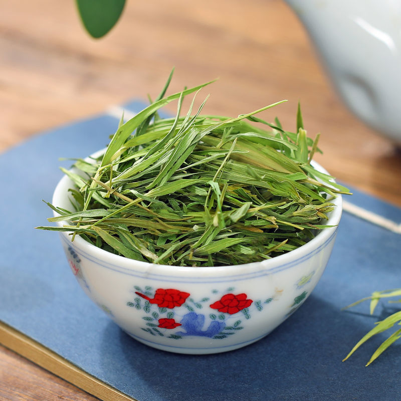 淡竹叶茶特级新鲜2020新茶崂山石竹叶子干竹叶心青茶叶散装去火茶 - 不如吃茶去