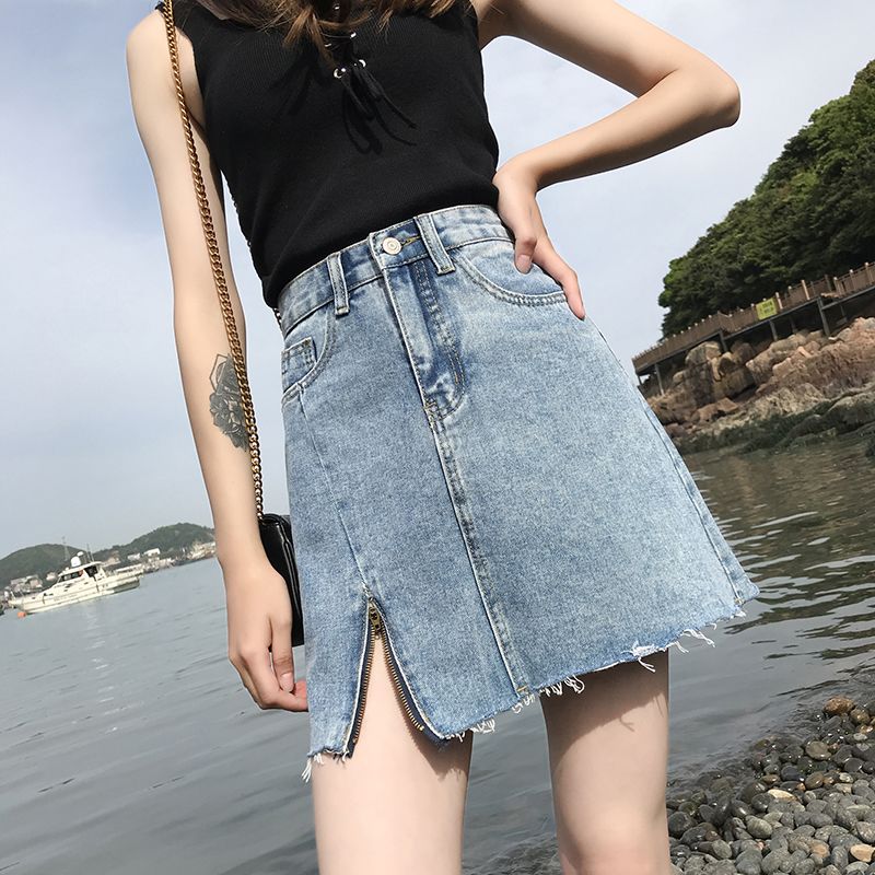 牛仔短裙a字裙黑色夏天 64e3d490-8ef4-4b49-bee0-a14f7f9cb839.jpg