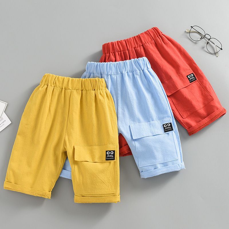 Boys' summer Pants Capris 2020 new children's thin shorts Capris