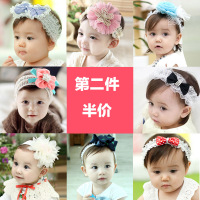 0-1岁韩国婴儿发带发饰 夏 女童 女宝宝发带 儿童头饰 头花 头带