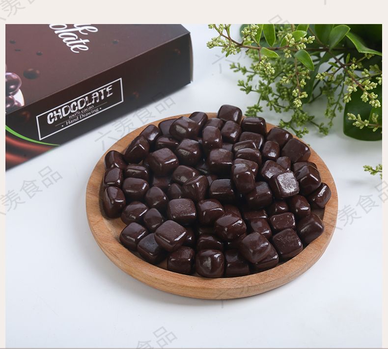 松露巧克力礼盒装黑巧克力杏仁巧克力纯可可脂休闲零食