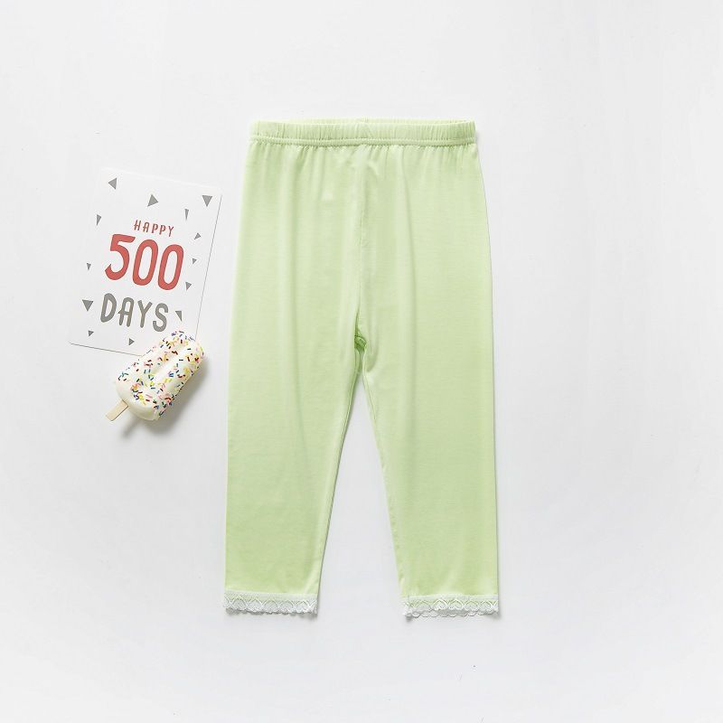 Girls' Capris Korean children's clothing summer new baby candy color modal Leggings children's pants