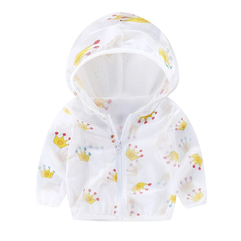 Summer children's sunscreen clothes light and breathable girls' summer clothes boys' sunscreen clothes coat baby's coat skin clothes moisture
