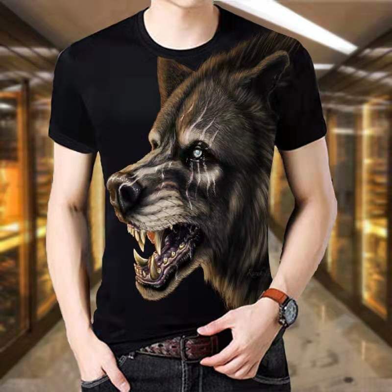 Suit men's short sleeve T-shirt summer fashion brand 2020 new loose fashion clothes a set with cool summer fashion