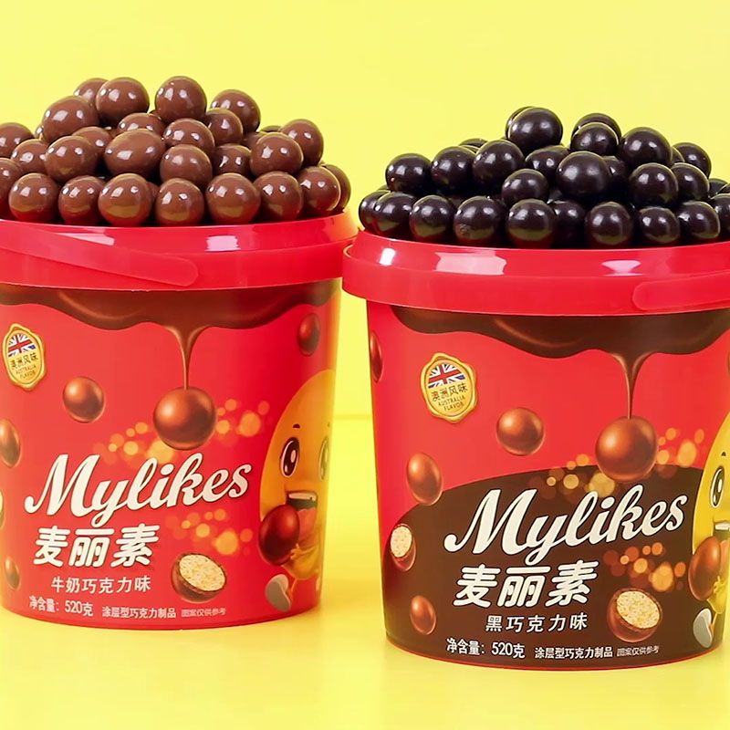 百诺250克英式麦丽素巧克力 网红办公室休闲经典怀旧儿童零食散装