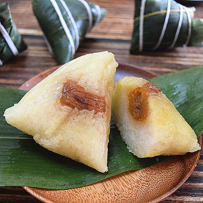 37861-【工厂直发】20粽子批发鲜肉粽蛋黄肉粽蜜枣粽端午节白米粽子-详情图