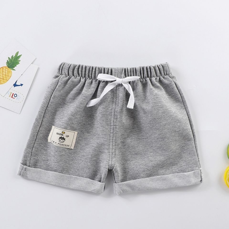 2023 children's shorts 0-6 years old boys and girls sports pants baby casual pants elastic pants summer all-match thin section