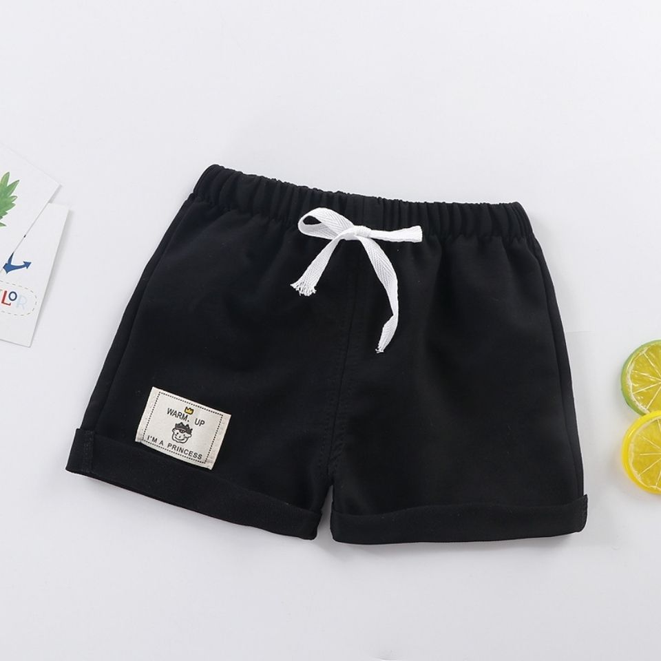 2023 children's shorts 0-6 years old boys and girls sports pants baby casual pants elastic pants summer all-match thin section