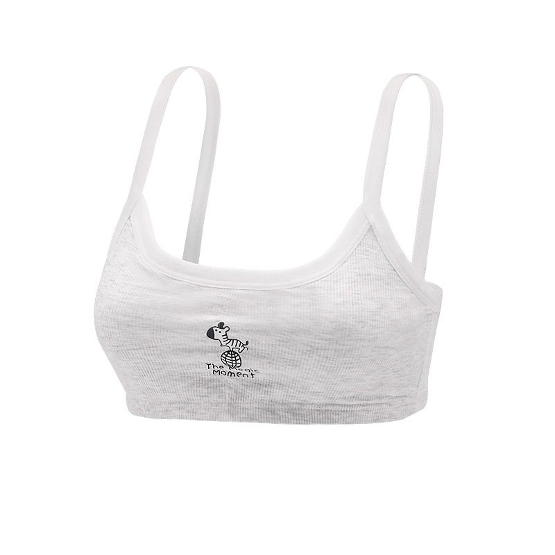 Girls' developmental period girls' sports underwear pure cotton junior high school students bra small vest 9-12-13-14-15 years old