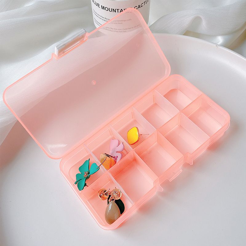 Earring Storage Box Small Delicate Earring Box Small Simple Jewelry Earrings Large Capacity Portable Earrings Jewelry Box