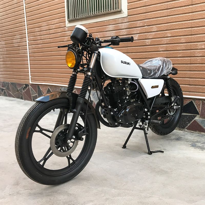 复古太子改装铃木太子125cc男装骑式街车机车燃油代步摩托车整车【2月