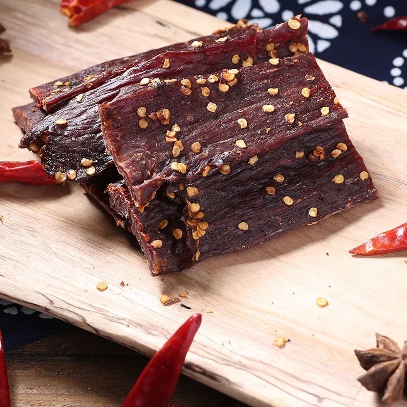 独立特产正宗风干四川辣手五香牛肉干