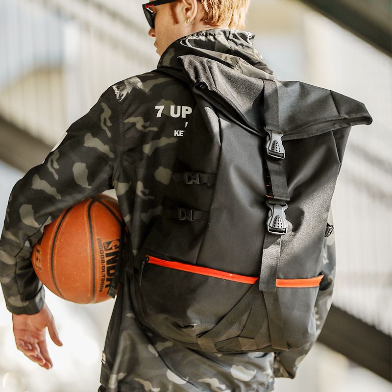 双肩包男大容量潮流学生书包篮球包包旅行健身运动背包多功能训练