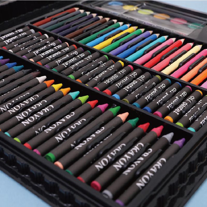 【今日特惠150件29.9】150件水彩笔学习用品可水洗幼儿园儿童学生绘画彩色笔套装画笔