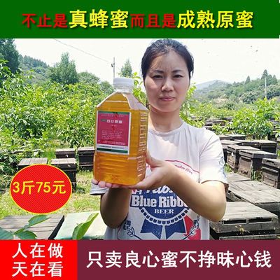 蜂蜜【保证真蜜】真纯农家自产百花蜜枣花蜜洋槐蜜深山原蜜土蜂