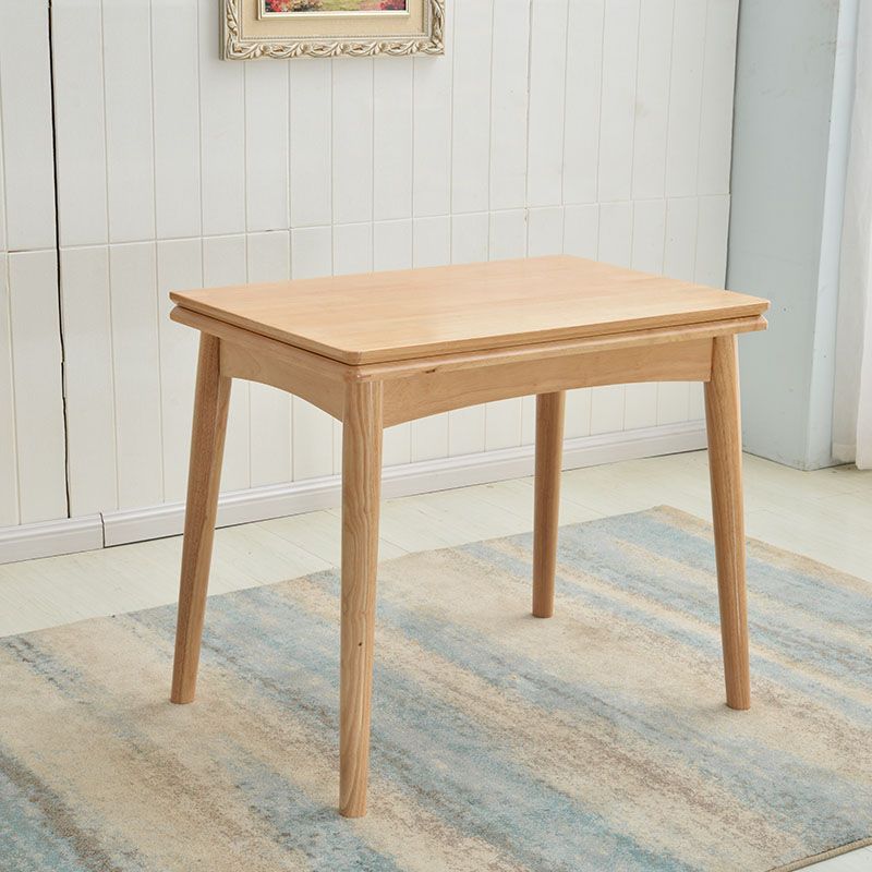 户型简易折叠餐桌伸缩餐桌椅实木北欧