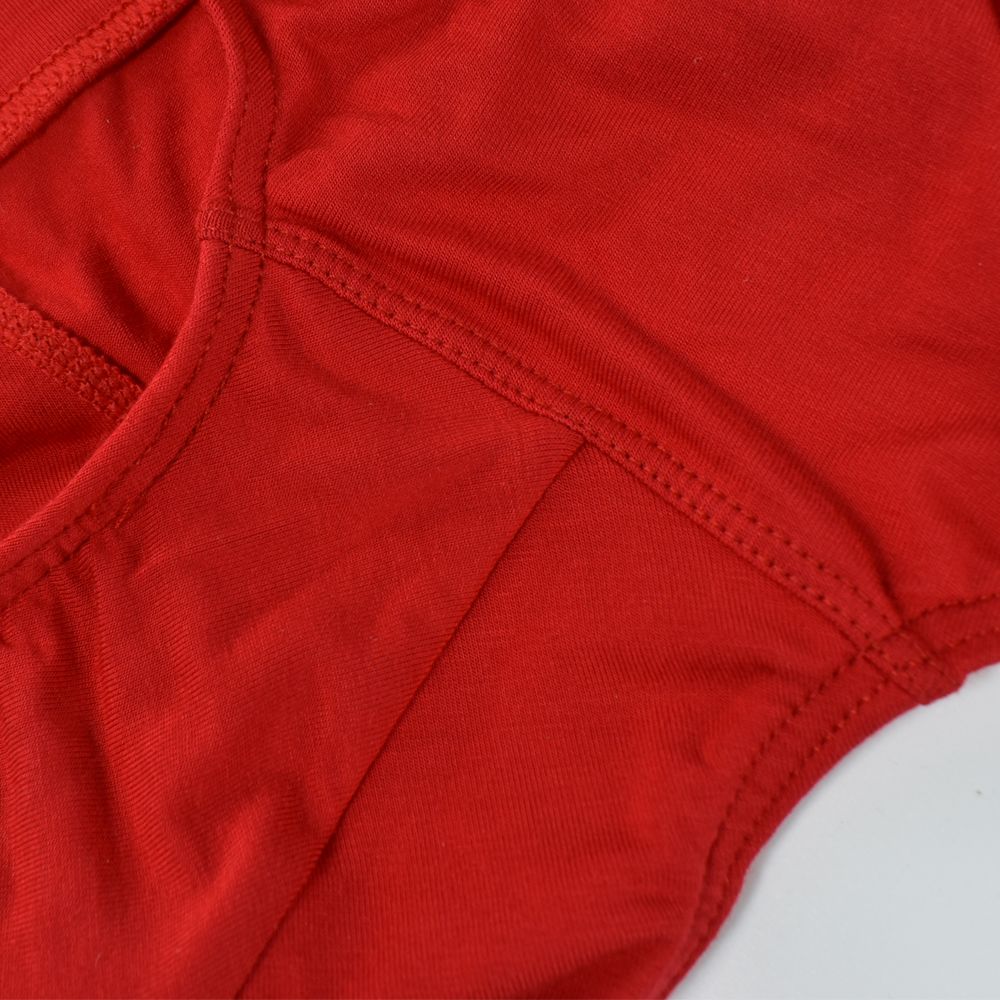 2条七匹狼内裤男士内裤三角裤男大红色夏季短裤头本命年结婚冰丝