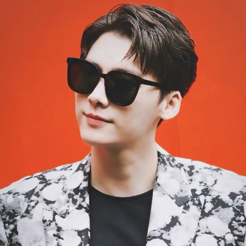 太阳镜男gm墨镜李易峰同款新款太阳镜男潮防紫外眼镜线百搭圆脸