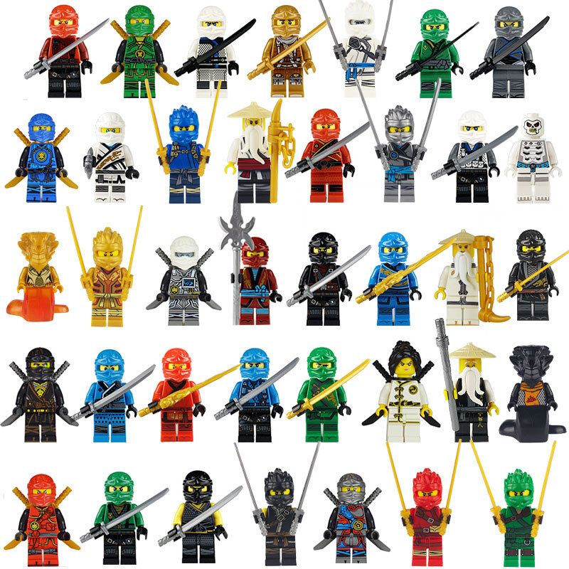 Compatible with LEGO mirage Ninja puzzle, 3-year-old 8-year-old boy out of print rare doll, 10-year-old
