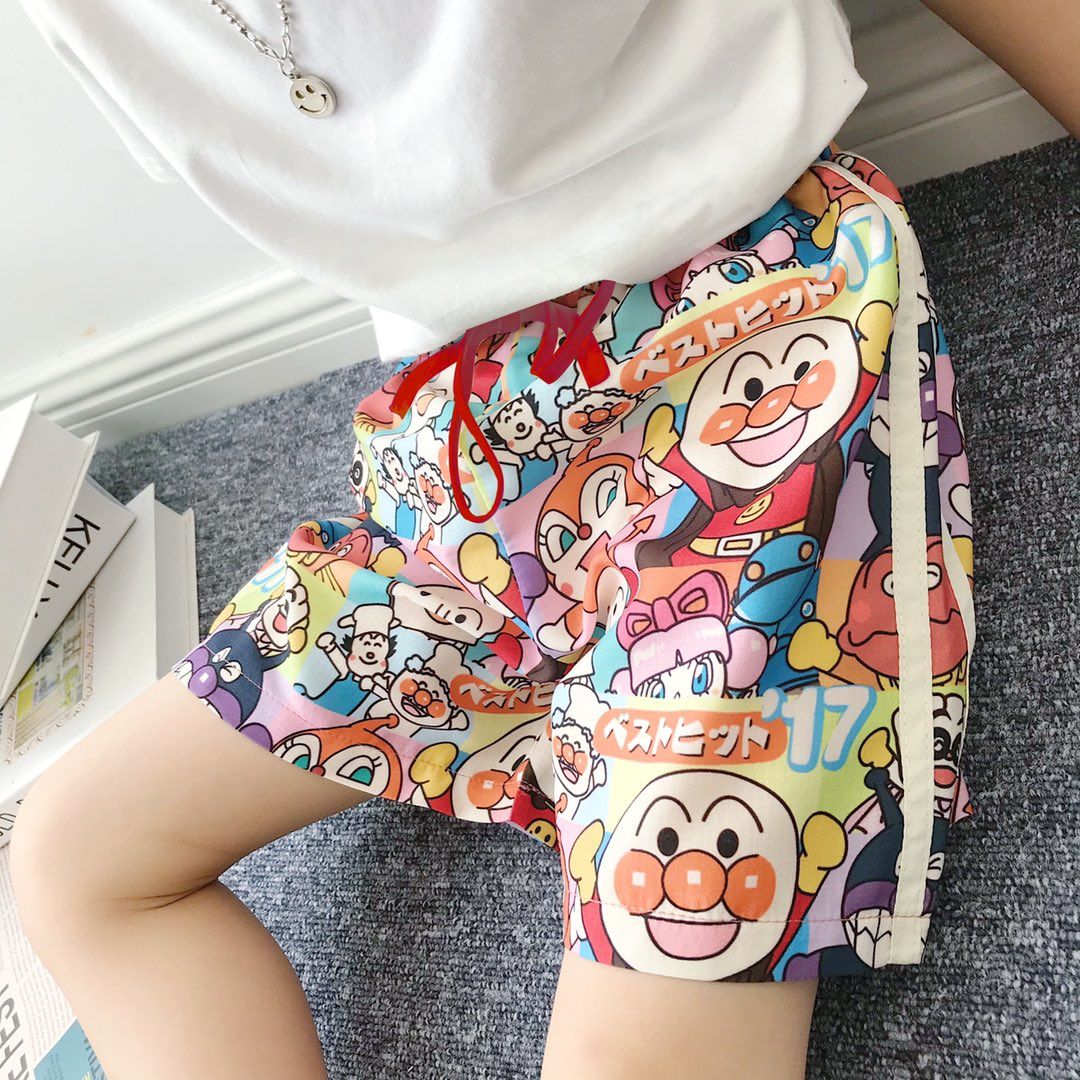 Boys' pants Summer Boys' and girls' middle and small children's print cartoon cute beach pants children's shorts