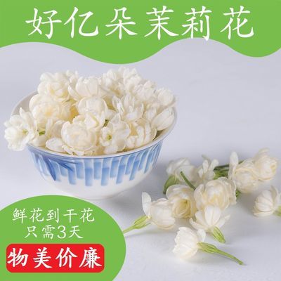 39026/横县特产茉莉花干花草茶新鲜烘干茉莉花茶叶散装安神浓郁天然花香