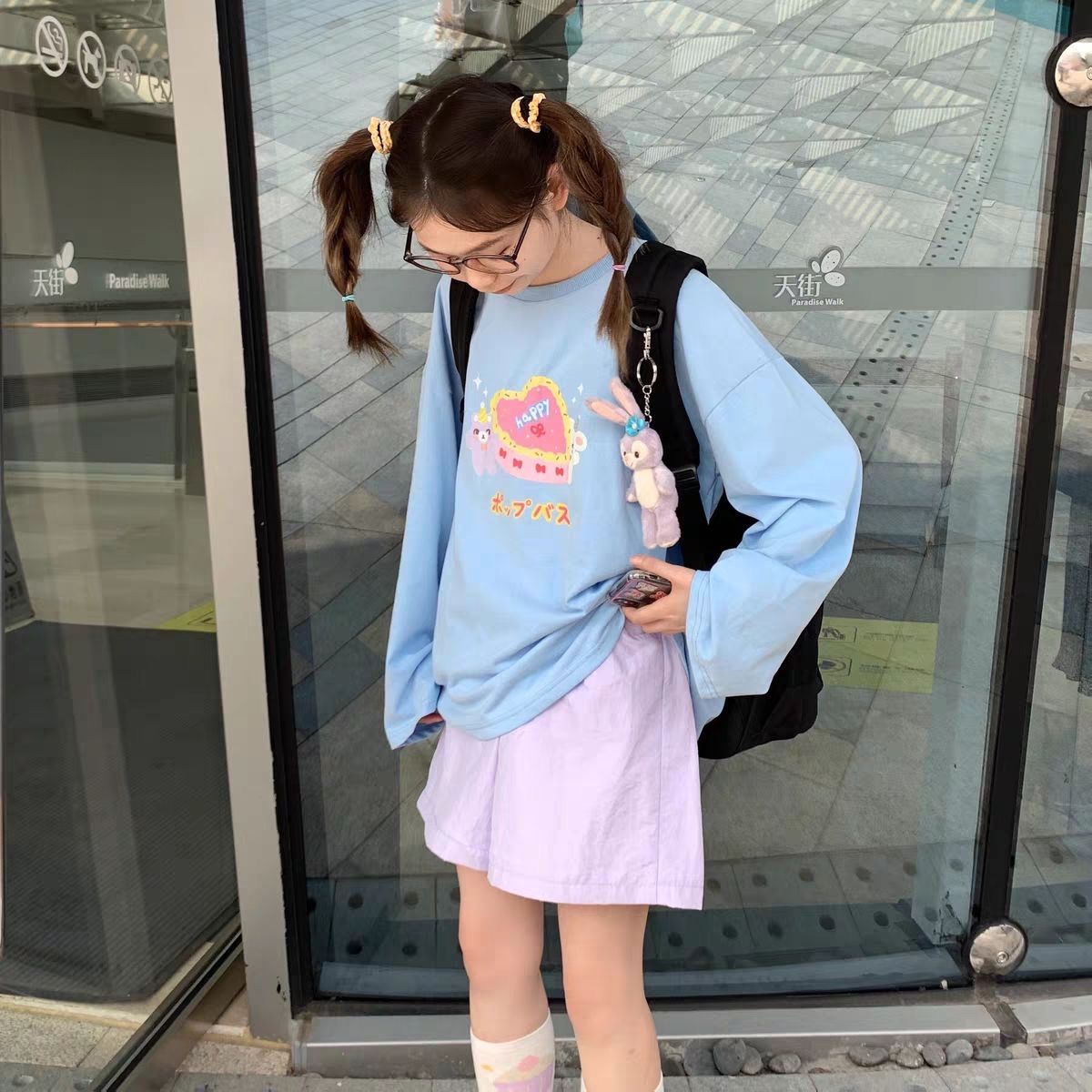 Japanese cute shorts female Summer Student Korean version loose and slim casual vigorous Girl Candy soft girl BF pants