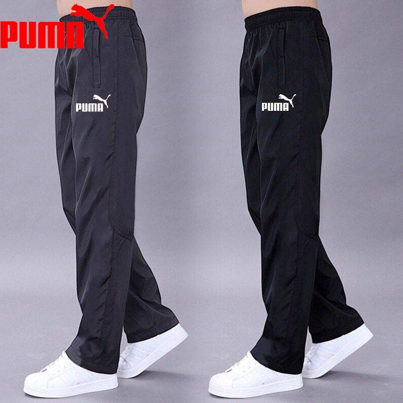 Autumn and winter cashmere sports pants men's Polyester thickened casual pants smooth straight mesh windproof work pants