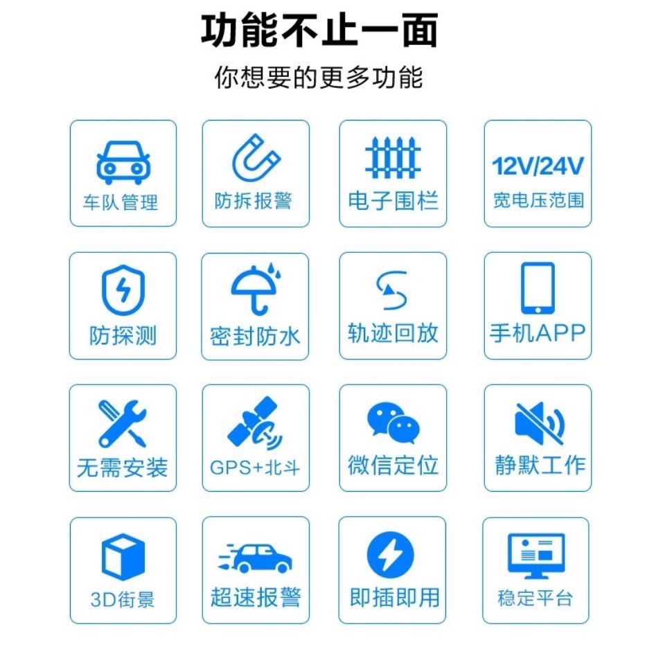 北斗gps定位器obd汽车远程听音无线免安装货车跟踪器录音防盗器