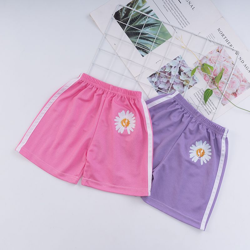 Summer Boys' shorts children's casual thin pants cool and breathable 20 years new Tencel hemp cotton girls' sports pants