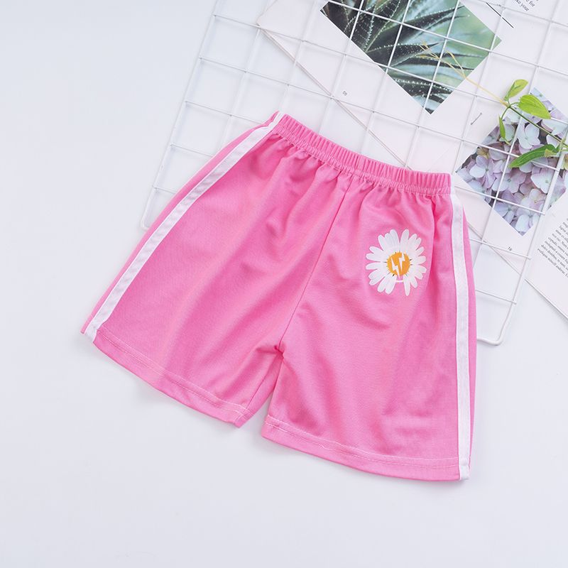 Summer Boys' shorts children's casual thin pants cool and breathable 20 years new Tencel hemp cotton girls' sports pants