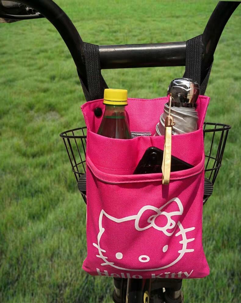 电动车挂物包电瓶自行车置物储物兜收纳前置小挂包大容量手机袋子G
