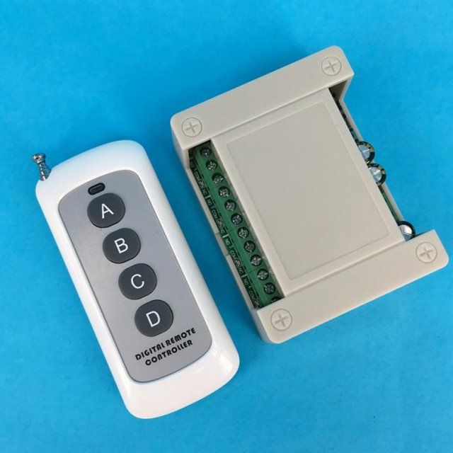 新款4路交流220v无线遥控开关 配大功率遥控器 灯具 马达控制器