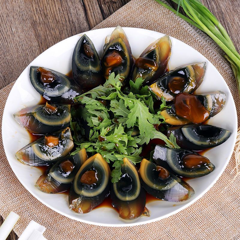 【湖北金松】无铅工艺松花皮蛋溏心变蛋单枚40-50g 皮蛋20枚