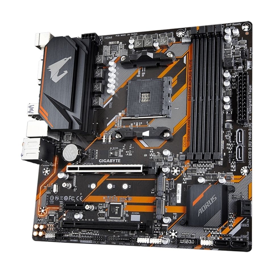 技嘉(gigabyte)b450m aorus elite 小雕 电竞主板 socket am4