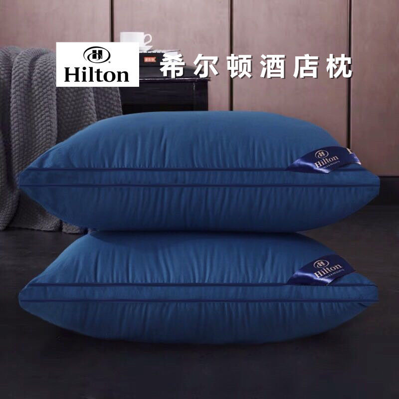 A pair of washable pillow cores for hotel health adult neck pillow