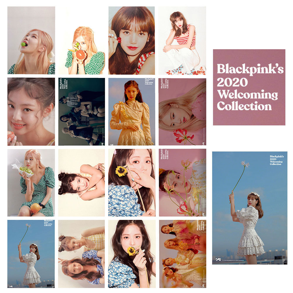 blackpink小卡整理图,blackpink小卡汇总图 blackpink 2020 welcoming collection收藏盒小卡 lomo卡明信片