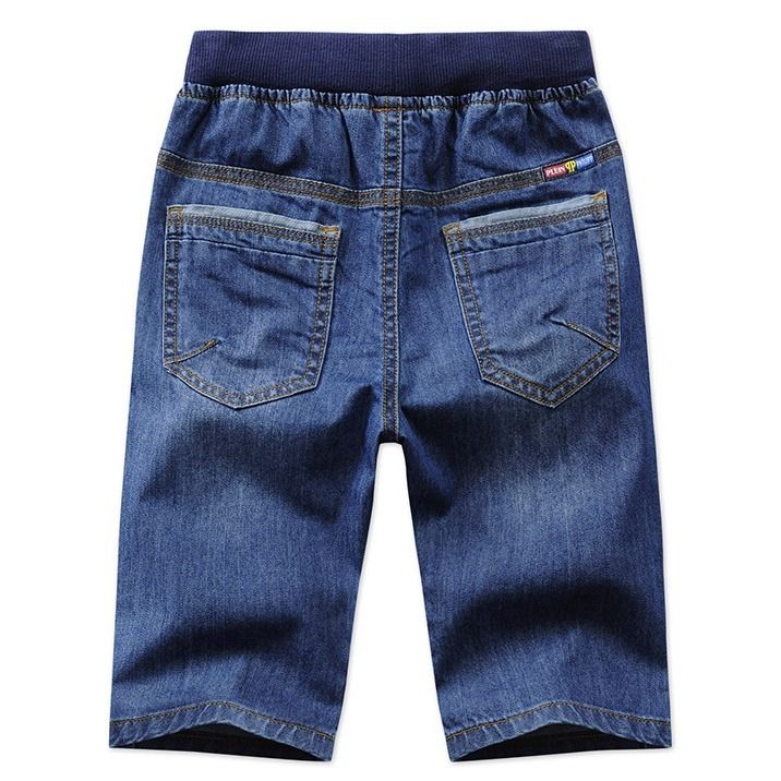 Children's shorts thin section new summer big boys casual denim cropped pants boys breeches
