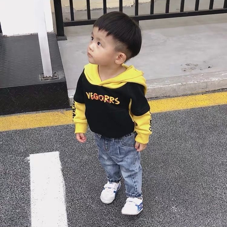 Children's wear children's pants spring and autumn new baby casual jeans boys' foreign style girls' versatile trousers