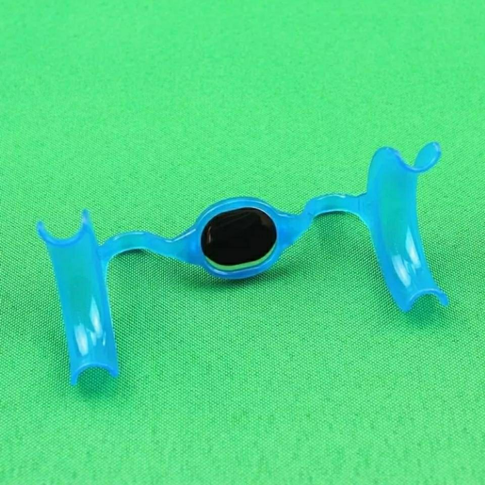 蓝色带镜开口器 扩口器 牙科材料一次性 张口器 张嘴器 口撑包邮