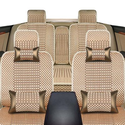 汽车座垫车载凉垫硅胶透气腰靠背垫按摩绿化无异味免安装通用坐垫