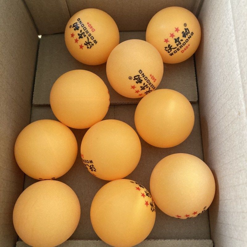 乒乓球练习三星比赛用球新材料D40+三星乒乓球业余训练黄白色
