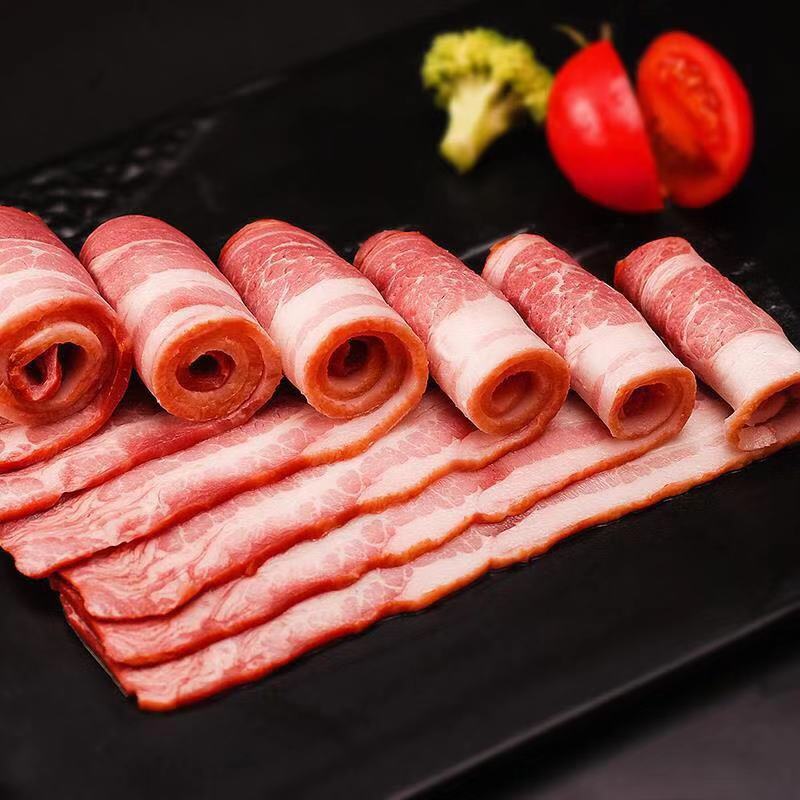 顺丰申通中通 金锣经典冷鲜肉原切培根肉片 家用五花肉 火锅食材